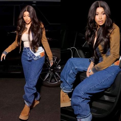 Cardi B Outfits Street Style, Cardi B Street Style, Cardi B Pregnant, Cardi B Style, Cardi B Outfits, Cardi B Fashion, Cardigan Outfit Black Women, Female Rap, Calm Fits