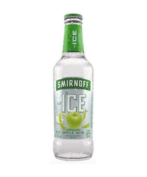 Smirnoff Apple, Smirnoff Ice Green Apple, Smirnoff Green Apple, Ice Aesthetic, Unique Packaging Design, Beer Drinks, Apple Bite, Smirnoff Ice, Grocery Items