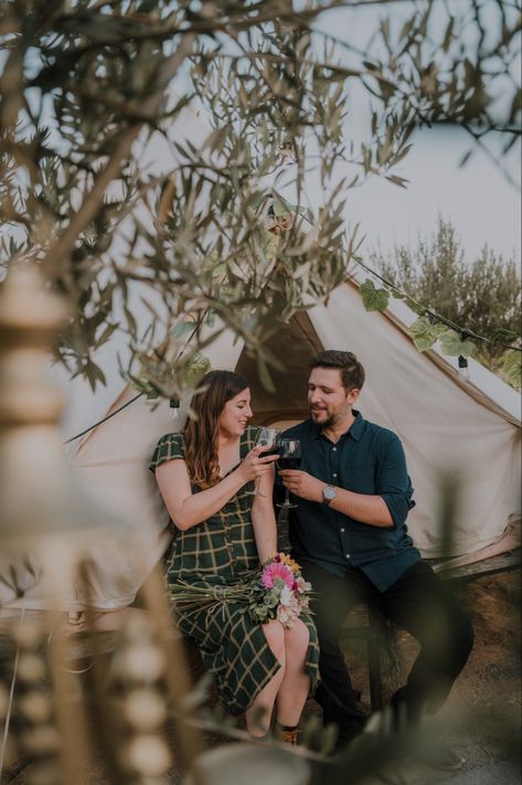 Cheers! Couple clicking glasses of wine as they toast to forever. Vineyard Photoshoot, Winery Vineyard, Glasses Of Wine, I Said Yes, I Said, Toast, Wine