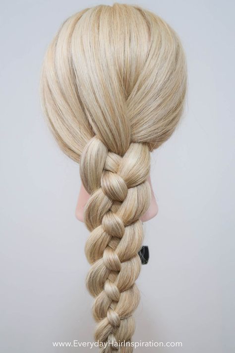 4 Strands Braid, Multi Strand Braid, 4 Strand Braid Hairstyles, 2 Strand Braid, Braid Blonde Hair, Hairstyles Kenya, Regular Braid, Five Strand Braid, Four Strand Braid