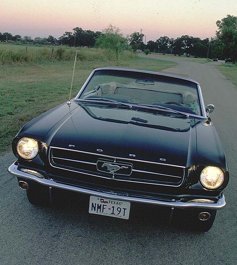 1965 Mustang Convertible, Black Mustang, Vintage Mustang, 1965 Mustang, Old Vintage Cars, Mustang Convertible, American Classic Cars, Sweet Cars, Mustang Cars