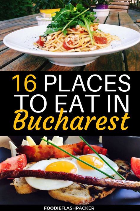 Where to Eat in Bucharest, Romania: The Best Bucharest Restaurants - After recently spending more than a month eating my way through the city, I’ve compiled this list of the best restaurants in Bucharest. From Italian to seafood to local dishes with modern twists, check out a list of my favorite 16 restaurants and bars in Bucharest. #bucharest #romania #foodie #restaurants South American Dishes, Travel Foodie, Romania Travel, Eastern Europe Travel, Culinary Travel, Gourmet Burgers, Bucharest Romania, Food Blogs, Food Tours