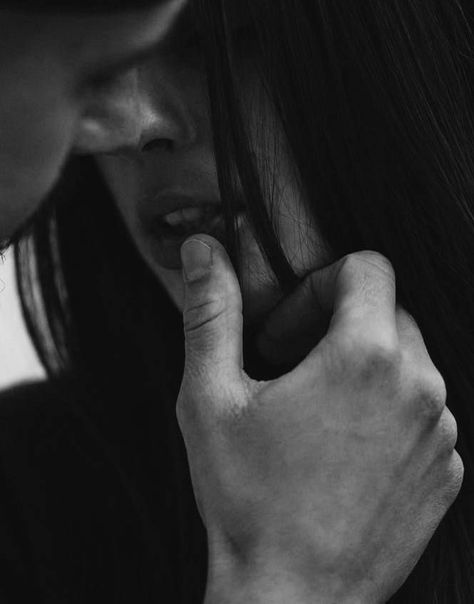 He frowned in disapproval, put his thumb under my mouth and drew downwards gently so my lip pulled free. Dark Romance Couple Photoshoot Aesthetic, Dark Fantasy Love Aesthetic, Dark Romance Aesthetics Couple, Dark Soulmate Aesthetic, Dark Couple Aesthetics Hug, Kiss Aesthetics Dark, Wattpad Life Aesthetic, Dark Couples Goals Aesthetic, Wattpad Couple Vibes Mafia