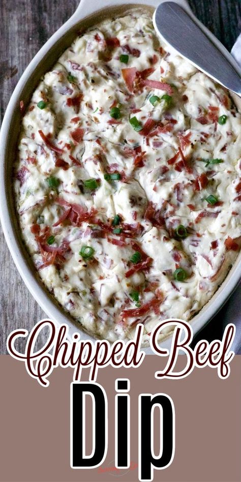 Dried Beef And Pickle Dip, Interesting Dip Recipes, Cream Cheese And Dried Beef Dip, Southern Dip Recipes, Beau Monde Dip With Dried Beef, Chipped Beef Dip Recipe, Dried Beef Appetizers, Dried Beef Dip Cold, Chipped Beef Dip Bread Bowl