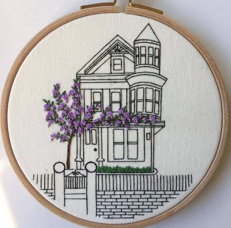 Architecture Embroidery, Architectural Embroidery, Embroidery Workshop, Instagram Pattern, Basic Hand Embroidery Stitches, Hand Embroidery Patterns Free, Clothes Embroidery Diy, Diy Embroidery Designs, Hand Embroidery Patterns Flowers