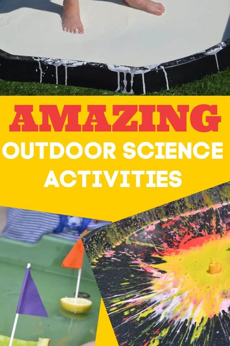 20 great outdoor science experiments Outdoor Science Experiments For Kids, Outdoor Science Experiments, Outdoor Science, Science Experiments For Kids, Weather Science, Experiments For Kids, Science Experiments Kids, Outdoor Games, Kids Videos