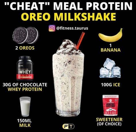 Bulking Tips, Oreo Protein Shake, Protein Oreo, Gain Weight Smoothie, Muscle Gain Meal Plan, Healthy Weight Gain Foods, Food To Gain Muscle, Protein Meal Plan, Smoothie Recipes With Yogurt