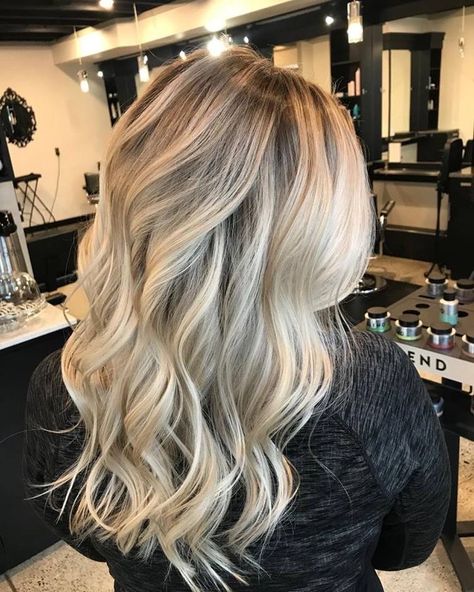 Heavy Blonde Balayage, Root Shadow Blonde, Scandinavian Blonde, Icy Blonde Balayage, Full Foil, Full Balayage, Blonde Foils, Foil Highlights, Neutral Blonde