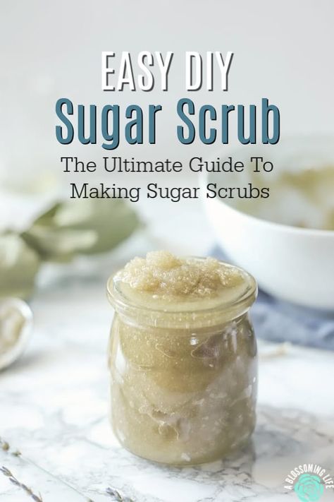 Learn to make a DIY sugar scrub with just a few natural ingredients to help promote softer smoother skin. Follow my tips to make the best sugar scrub recipe Diy Sugar Scrub, Diy Sugar Scrub Recipe, Sugar Scrub Homemade, Homemade Scrub, Sugar Scrub Recipe, Sugar Scrub Diy, Homemade Products, Diy Scrub, Scrub Recipe