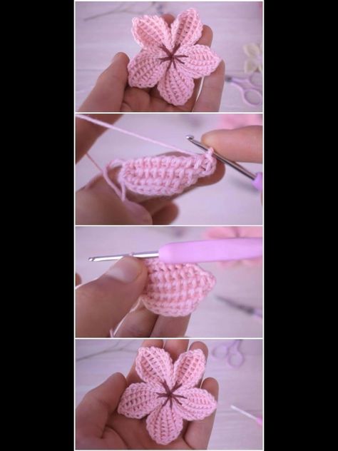 Crochet Ring Patterns, Crochet Clothes For Men, Diy Hair Accessories Ribbon, Crochet Flowers Free Pattern, Crochet Jewelry Patterns, Easy Crochet Stitches, Crochet Business, Crochet Leaves, Crochet Stitches For Beginners