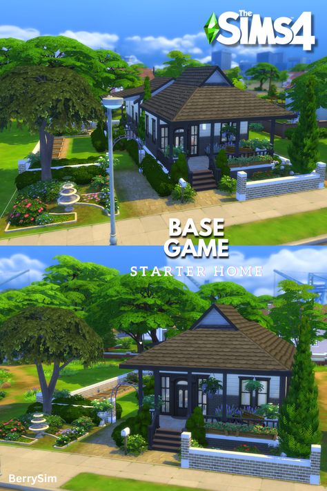 This is a complete renovation of the Daisy Hovel starter home and now this home has 2 bedrooms and 1 bath. I've used a lot of debug items for the garden and intentionally didn't add any clutter. #sims4stopmotion #sims4build #sims4basegame Sims 4 Daisy Hovel, Sims 4 Daisy Hovel Renovation, Sims Builds, Starter Home, Sims 4 Build, The Sims4, The Sims 4, Stop Motion, The Sims