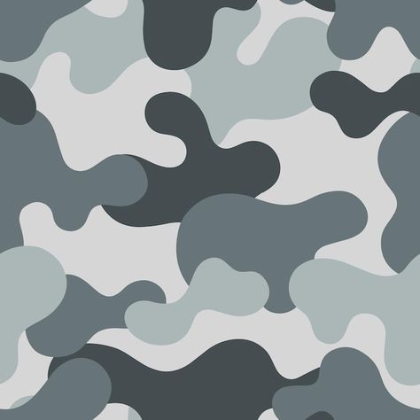 Vector grey military camouflage vector s... | Premium Vector #Freepik #vector #camouflage #camouflage-pattern #camouflage-background #camo How To Draw Camoflauge Pattern, Camo Print Pattern, Camo Stencil, Camouflage Art, Snow Camouflage, Snow Tattoo, Camouflage Pattern Design, Camouflage Background, Sick Drawings