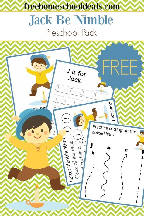 Jack Be Nimble Activities, Winter Unit Preschool, Nursery Rhymes Kindergarten, Nursery Rhyme Lessons, Owl Preschool, Jack Be Nimble, March Preschool, Rhyme Activities, Nursery Rhyme Crafts