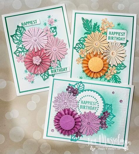 Birthday Cards For Mother, Stampin Up Birthday Cards, Birthday Cards For Women, Stamping Up Cards, Happy Birthday Images, Birthday Images, Card Layout, Card Sketches, Gift Card Holder