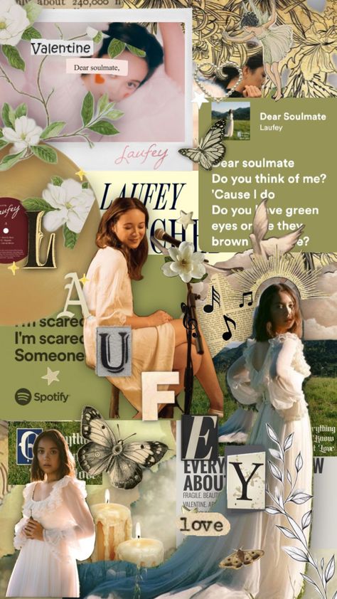 Laufey Wallpaper, Laufey Lin, Wallpaper Green, Nature Green, Im Scared, Green Vintage, She Song, Think Of Me, Green Wallpaper