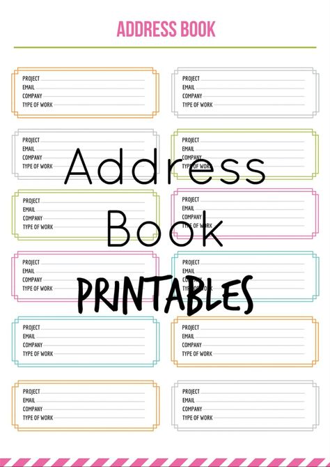 I Know My Address Printable Free, Address Book Template Free Printables, My Address Worksheet Free Printable, Address And Phone Number Free Printable, Address Book Printable Free, Printable Address Book Pages Free, Address Book Template, Book Gif, Address Books