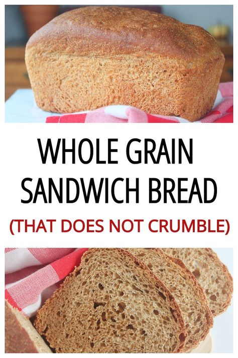 Whole Grain Bread Recipe Homemade, Homemade Wholegrain Bread, Whole Grain Sandwich Bread, Whole Grain Bread Machine Recipes Healthy, Whole Grain Bread Recipe Machine, Diy Whole Grain Bread, Bread Machine Whole Grain Bread, Vegan Whole Grain Bread Recipe, Whole Grain Bread Machine Recipes