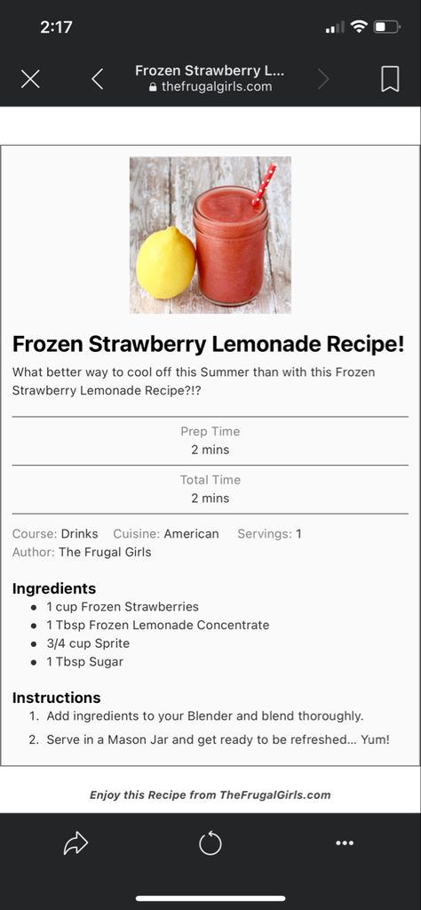 Lemonade Trailer, Frozen Lemonade Recipe, Frozen Strawberry Lemonade Recipe, Easy Strawberry Lemonade, How To Make Lemonade, Frozen Strawberry Lemonade, Strawberry Lemonade Recipe, Lemonade Concentrate, Frozen Lemonade