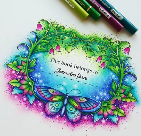 Colorist #spaceart_zen (Jenn Art Space) Illustrator Johanna Basford Ivy And The Inky Butterfly, Magical Jungle Johanna Basford, Animorphia Coloring, Enchanted Forest Coloring Book, Colour Codes, Joanna Basford Coloring, Secret Garden Coloring Book, Magical Jungle, Joanna Basford