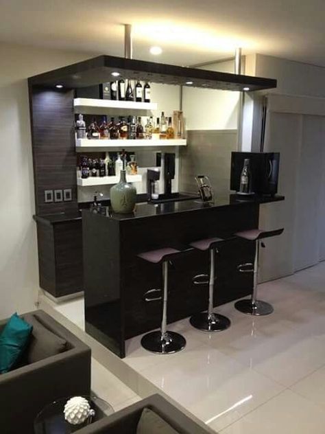 Bar Mini Bar For Small Space, Mini Bar Garage, House Bar Ideas Small Spaces Liquor, Modern Mini Bar Ideas Small Spaces, Home Bar Rooms Interior Design, Modern Small Bar Ideas For Home, Mini Bar At Home Small Spaces, Diy Home Bar Ideas Small Spaces, Mini Bar Ideas Small Spaces