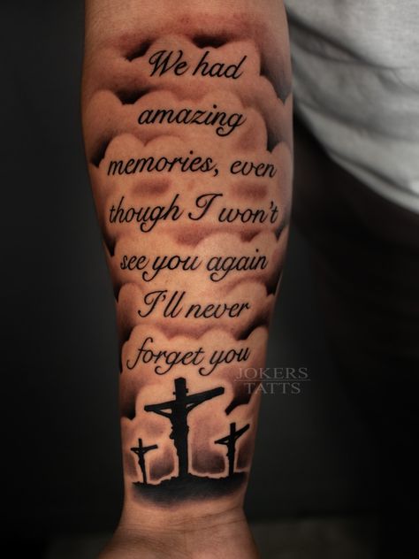 Rip Grandma Tattoos For Men Arm, Tattoo Ideas For Men Brothers, Our Father Who Art In Heaven Tattoo, Tattoo Ideas For Men Grandma, Passed Brother Tattoos, Tattoo Ideas For Brothers Who Passed, Male First Tattoo Ideas, Tattoo For Lost Grandmother, Rip Uncle Tattoos