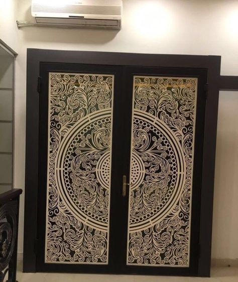 Cnc Main Gate Design, Cnc Gate Design Modern, Mandir Gate Design, Cnc Gate Design, Cnc Door Design, Cnc Doors, Cnc Door, Door Decor Ideas, Door Decoration Ideas