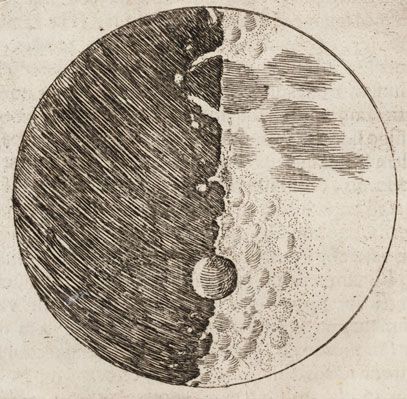 The Face of the Moon - Online Exhibit | Linda Hall Library Copernican Revolution, Hall Library, Craters On The Moon, Sky Chart, Galileo Galilei, Next Full Moon, Edge Of The Universe, Mahō Shōjo, A Discovery Of Witches