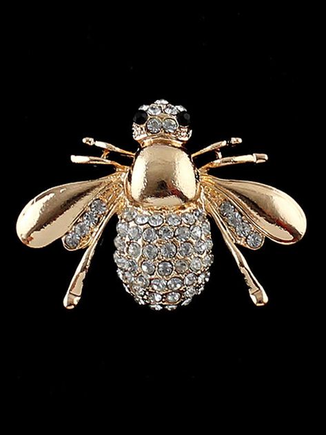 Vivid Bee Shape Rhinestone Brooch Humble Bee, Cheap Diamond Rings, Enchanted Jewelry, Bee Sting, Earrings Ideas, Bee Jewelry, Bee Brooch, Bee Gifts, Cool Wallpapers Art