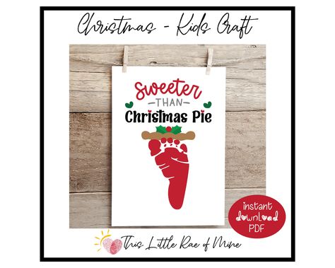 Reindeer Footprint, Christmas Handprint, Christmas Pie, Document Frame, Thumb Prints, Computer Paper, Footprint Art, Kid Craft, Holiday Printables