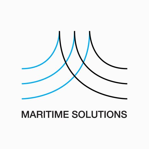 logo ontwerp voor Maritime Solutions / logo design for Maritime Solutions Transport Logo, Marines Logo, Sea Logo, Museum Logo, Freight Forwarding, Developer Logo, Water Logo, Corporate Style, One Logo