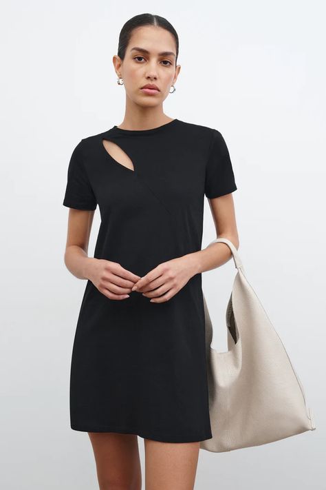 Shop All | Clothing – Tagged "Casual" – Marcella Caterina Dress, Black Cutout Dress, Magnolia Dress, Minimalist Clothes, Cutout Shorts, Sweatshirt Fabric, Winter Clothing, Cutout Dress, Sweatshirt Dress