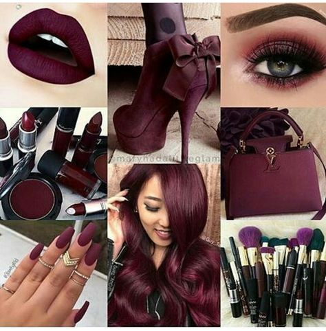 Maroon Hair Dye, Maroon Hairstyles, Pelo Color Vino, Hair Burgundy, Maroon Hair, Burgundy Lips, Lip Shades, Creative Hair Color, Red Wines