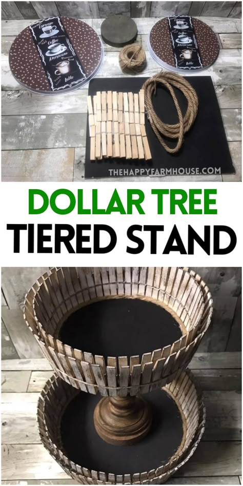 diy tier tray Stove Covers, Dollar Tree Farmhouse, Craft To Make, Farmhouse Tiered Tray, Tiered Tray Diy, Dollar Store Diy Projects, Farmhouse Crafts, Diy Dollar Tree Decor, Easter Decorations Dollar Store