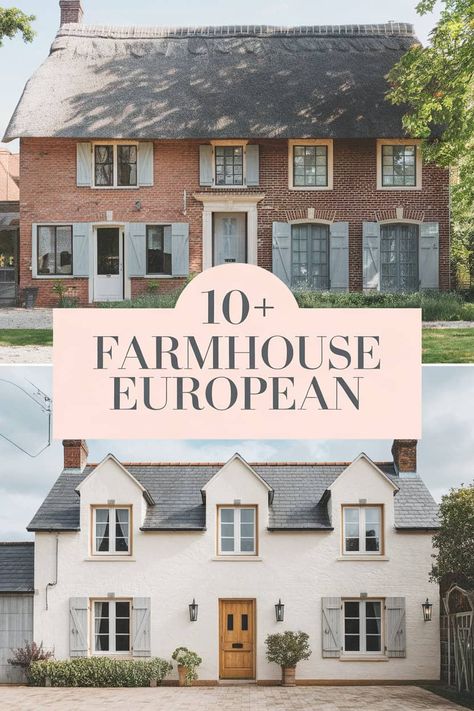 10 European Farmhouse Decor Ideas to Transform Your Home

Bring a cozy feel to your home with European farmhouse decor ideas. Think rustic wood accents vintage textiles and charming accessories. Create a warm atmosphere with soft lighting and natural elements. Your space can radiate comfort and style with these creative touches that reflect a relaxed countryside vibe. https://fabricerie.com/farmhouse-european Ultra Modern Farmhouse, Canadian Farmhouse, European Cottage Exterior, Farmhouse European, Modern English Farmhouse, European Farmhouse Decor, European Country Home, European Lifestyle, Wrought Iron Bed Frames