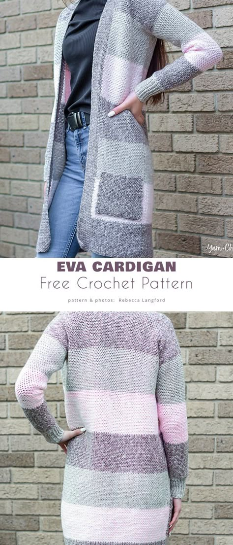 Crochet Accessories Free Pattern, Crochet Cardigan Free, Crochet Jacket Pattern, Crochet Cardigan Pattern Free, Tunisian Crochet Patterns, Crochet Cardigan Sweater, Crochet Sweater Pattern Free, Womens Crochet Patterns, Crochet Clothes For Women