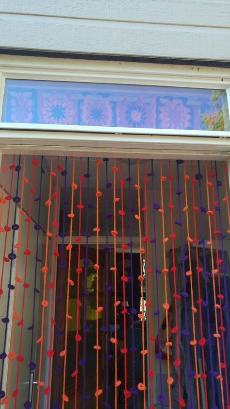 Crochet Fly Curtain, Crochet Fly, Fly Curtain, Granny Chic, Diy Curtains, Diy Knitting, Diy And Crafts, Craft Projects, Yarn