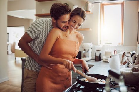 Happy loving and cooking couple bonding ... | Premium Photo #Freepik #photo #husband #couple-cooking #wife #couple-eating Marriage Quizzes, Romantic Boyfriend, Intimate Questions, Preparing For Marriage, Take You For Granted, Relationship Lessons, Hugging Couple, If You Love Someone, Marriage Counseling