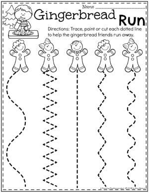 Gingerbread Man Printables - Planning Playtime Gingerbread Unit, December Lessons, Gingerbread Man Activities, Gingerbread Activities, Preschool Christmas Activities, December Activities, Christmas Worksheets, Christmas Kindergarten, Winter Preschool