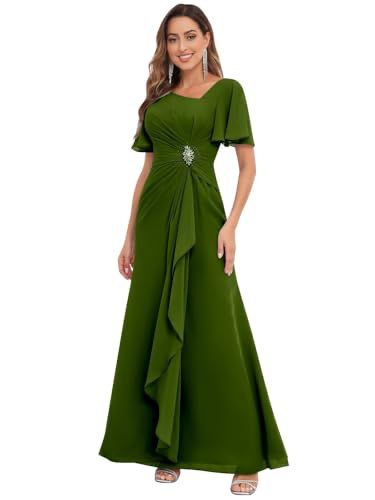 Mother Of The Bride Gown Sage Green, Mother Of The Bride Dress Green, Masquerade Dress Black, Sage Green Dress Formal, Maxi Wedding Guest Dress, Grandmother Of The Bride Dresses, Green Flowy Dress, Wedding Sage Green, Prom Dresses Backless