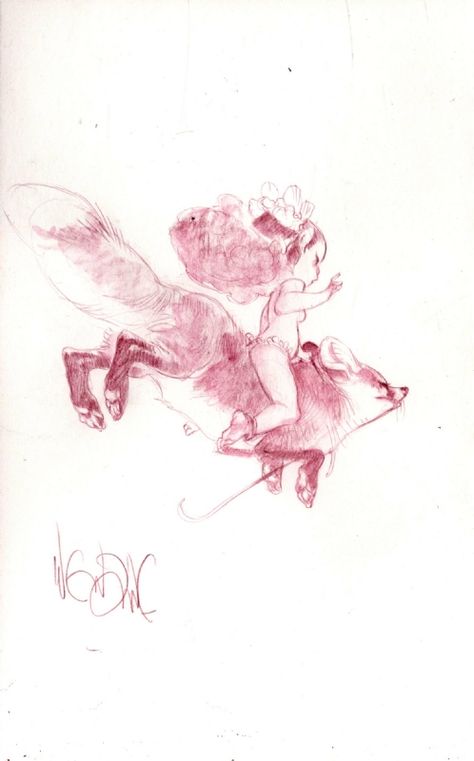 Claire Wendling Faerie riding a Fox Forget-me-Not Remarque Comic Art Harley Quinn Painting, Claire Wendling, Art Sketches Pencil, Cartoon Girl Drawing, Sketch Inspiration, Art Gallery Room, Figure Drawing Reference, Gallery Room, Selling Artwork