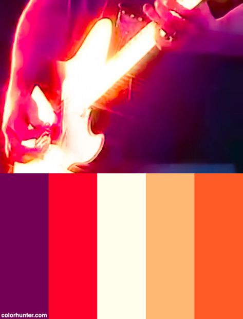 Rock N Roll Color Palette, Rockstar Color Palette, Punk Color Palette, Experimental Type, Ghost City, 70s Punk, Colour Combinations Fashion, Graphic Layout, Color Schemes Colour Palettes