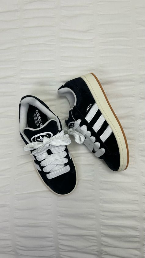 Black Adidas Campus, Basket Shoes, Adidas Campus Shoes, Campus Adidas, Black Adidas Shoes, Adidas Outfit Shoes, Men's Adidas (men), Adidas Campus 00s, Pretty Shoes Sneakers