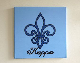 Kappa Kappa Gamma Canvas, Dorm Paintings, Big Little Canvas, Dorm Room Crafts, Sorority Art, Big Lil, Sorority Canvas, Sorority Big Little, Kappa Kappa Gamma