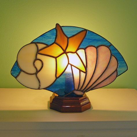 Stained Glass Fan Light Patterns, Stained Glass Lighting, Fan Lights, Stained Glass Night Lights, Stained Glass Lamp Shades, Swimming In The Ocean, Art Glass Jewelry, Color And Light, Youve Been