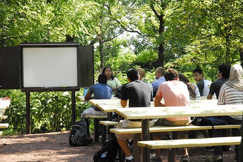 Outdoor Classroom High School, Outdoor Science Lab, School Outdoor Classroom, Outdoor Science, Ap Environmental Science, Children Playground, Eagle Project, West High School, Classroom Images