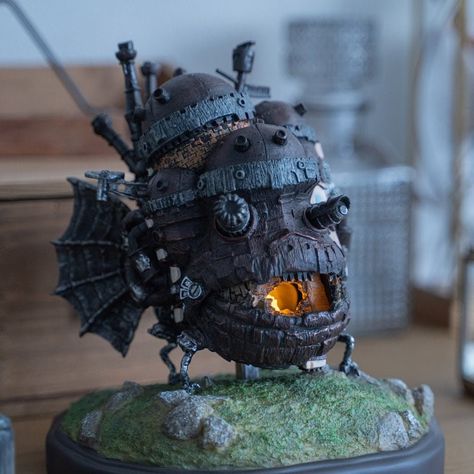 Buy Original Ghibli Studio Howl's Moving Castle Light up Online in India - Etsy Studio Ghibli Figurine, 3d Printed Studio Ghibli, Studio Ghibli Furniture, Howls Moving Castle Themed Wedding, Studio Ghibli Figures, Calcifer Lamp, Howls Moving Castle Room Decor, Studio Ghibli Interior, Studio Ghibli Themed Room