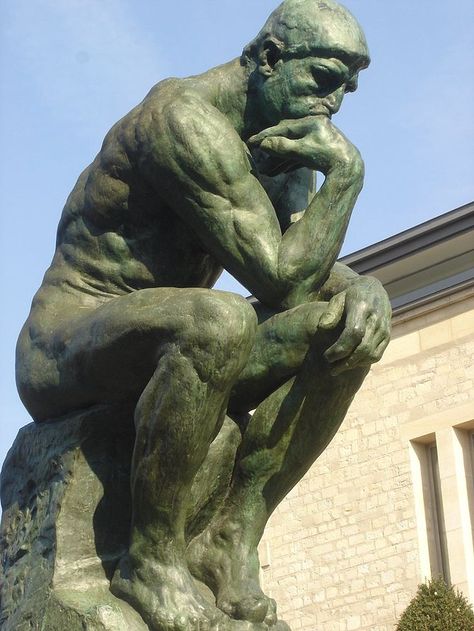 11 Ways To Create More Time To Think, (Brown, 2014 Forbes.com) states "superior execution is better than any great idea you can think of, [but] you need new ideas [to beat competition]" I thought of The Innovator's DNA (2011) & disruptive innovators v. delivery-driven execs. (p 78) If I asked why & what causes this, I wonder what the author would say. I plan to ask a "delivery-driven" student leader the what & why(not) ?'s at the end of Ch. 3 & I am excited for the conversation:) Thinking Man Statue, Historical Thinking Skills, Historical Thinking, Theories About The Universe, Antoine Bourdelle, Rodin The Thinker, Camille Claudel, Thinking Man, Ap World History