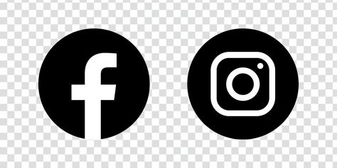 Facebook Logo Transparent, Fb Background, Facebook And Instagram Logo, Logo Ig, Twitter Logo, Logo Instagram, Facebook Icons, Photos For Facebook, Facebook Black