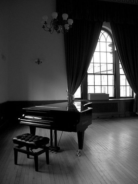 Grand Piano Living Room, Piano Living Rooms, Piano Store, White Piano, Blues Piano, Old Pianos, Gentleman Aesthetic, Black Piano, Black Room