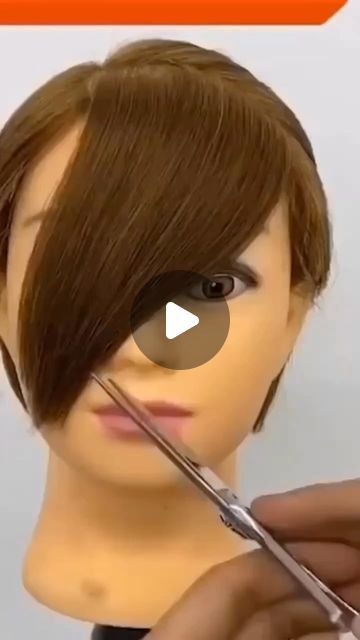 Hair Cut Guide, Easy Hair Cuts, Diy Haircut, How To Cut Bangs, Seni Dan Kraf, Short Hair Undercut, Hair Tutorials Easy, Hair Tutorials For Medium Hair, Hair Up Styles